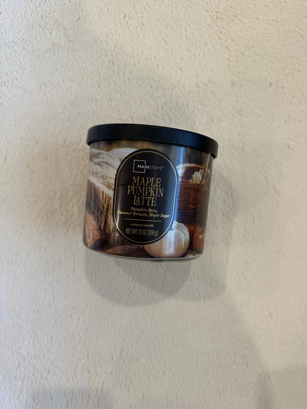 Mainstays Maple Pumpkin Latte Candle
